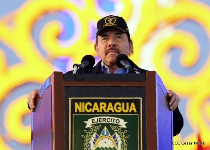 Desfile del Ejército de Nicaragua en saludo a su 38 aniversario