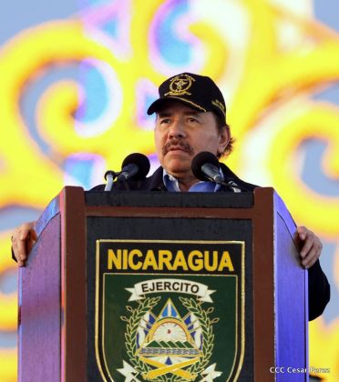 Desfile del Ejército de Nicaragua en saludo a su 38 aniversario
