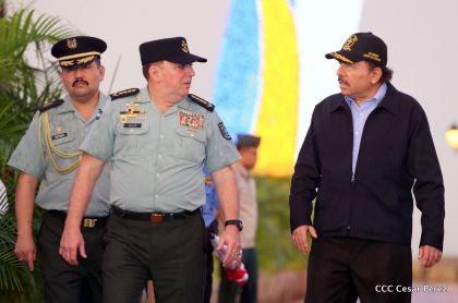 Desfile del Ejército de Nicaragua en saludo a su 38 aniversario