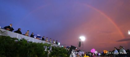 Desfile del Ejército de Nicaragua en saludo a su 38 aniversario