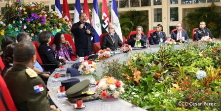 Daniel y Rosario clausuran XXIII reunión de la Comisión de Jefes y Directores de Policías de Centroamérica, México, el Caribe y Colombia