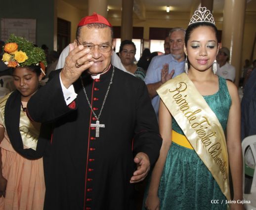 Celebración del Onomástico del Cardenal Miguel en Masaya