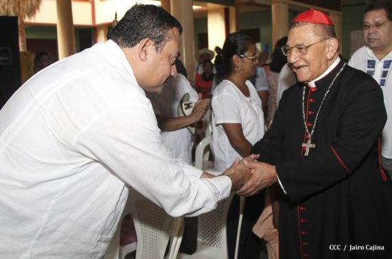 Celebración del Onomástico del Cardenal Miguel en Masaya
