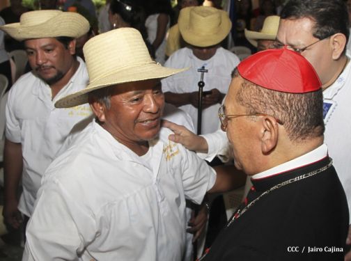 Celebración del Onomástico del Cardenal Miguel en Masaya