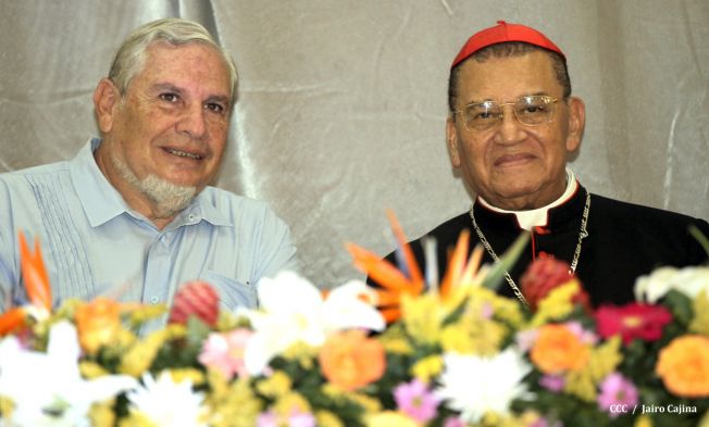 Celebración del Onomástico del Cardenal Miguel en Masaya