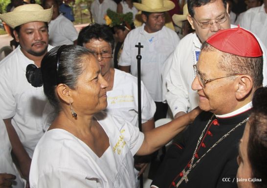 Celebración del Onomástico del Cardenal Miguel en Masaya
