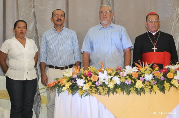 Celebración del Onomástico del Cardenal Miguel en Masaya