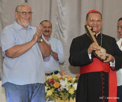 Celebración del Onomástico del Cardenal Miguel en Masaya