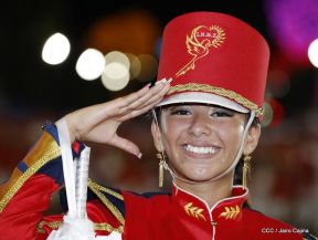 Desfile en saludo a las Fiestas Patrias