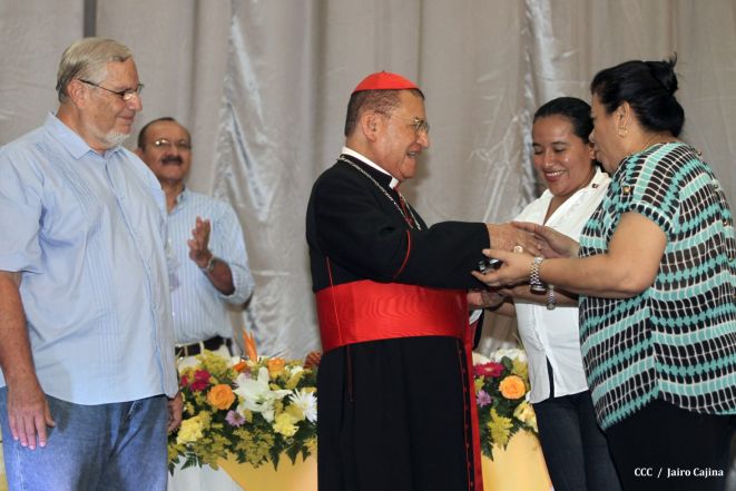 Celebración del Onomástico del Cardenal Miguel en Masaya