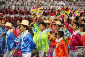 Desfile en saludo a las Fiestas Patrias