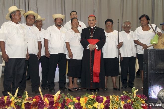 Celebración del Onomástico del Cardenal Miguel en Masaya