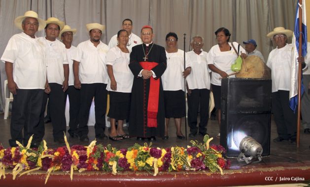 Celebración del Onomástico del Cardenal Miguel en Masaya