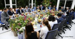 Reunión del Presidente Daniel con Directores del Banco Mundial