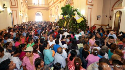 Masaya celebra a su santo patrono