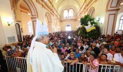 Masaya celebra a su santo patrono