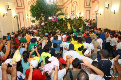Masaya celebra a su santo patrono