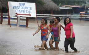 Imágenes de las afectaciones de la Tormenta Tropical Nate en Nicaragua