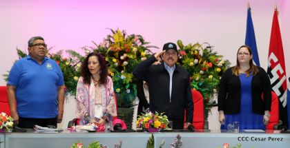 Acto del 38 aniversario del Ministerio de Gobernación