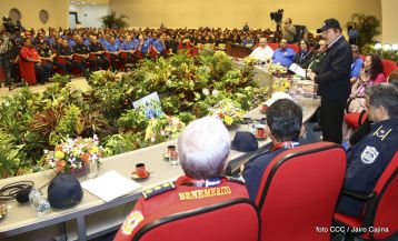 Acto del 38 aniversario del Ministerio de Gobernación