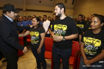 Acto del 38 aniversario del Ministerio de Gobernación