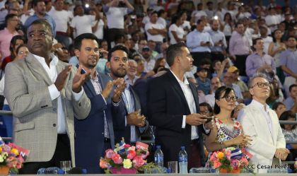 Histórica inauguración de moderno Estadio Nacional de Béisbol "Dennis Martínez"