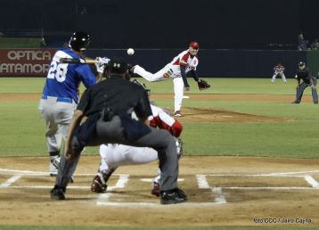 Juego inaugural de la Liga Profesional de Béisbol en nuevo Estado Nacional "Dennis Martínez"