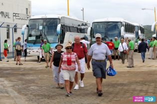 Arribo de crucero Coral Princess a San Juan del Sur