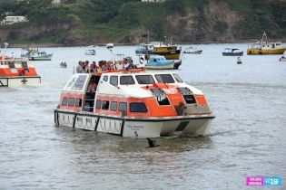 Arribo de crucero Coral Princess a San Juan del Sur