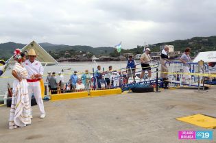 Arribo de crucero Coral Princess a San Juan del Sur