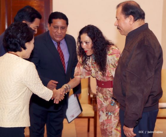 Presidente Daniel recibe Cartas Credenciales de 4 nuevos Embajadores