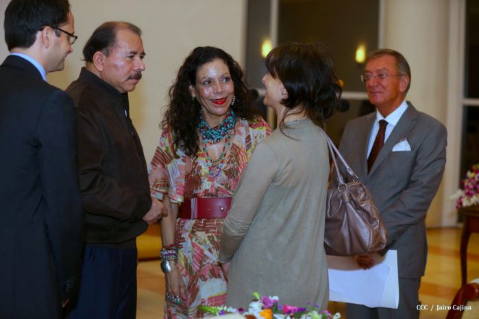 Presidente Daniel recibe Cartas Credenciales de 4 nuevos Embajadores