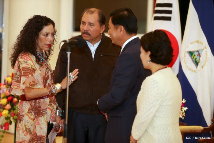 Presidente Daniel recibe Cartas Credenciales de 4 nuevos Embajadores