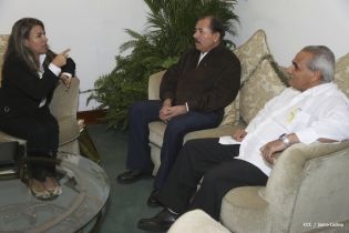 Daniel se reúne con presidenta del ICAP