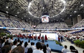 Inauguración del Polideportivo Alexis Argüello