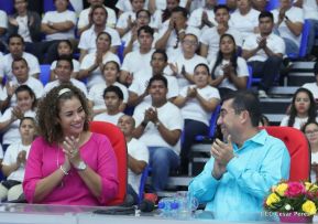 Inauguración del Polideportivo Alexis Argüello