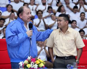 Inauguración del Polideportivo Alexis Argüello