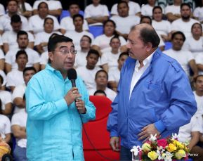 Inauguración del Polideportivo Alexis Argüello