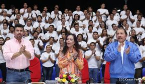 Inauguración del Polideportivo Alexis Argüello
