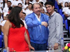 Inauguración del Polideportivo Alexis Argüello