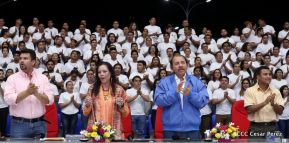 Inauguración del Polideportivo Alexis Argüello