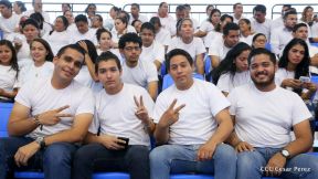 Inauguración del Polideportivo Alexis Argüello