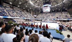 Inauguración del Polideportivo Alexis Argüello
