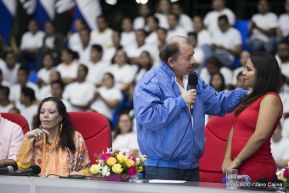 Inauguración del Polideportivo Alexis Argüello