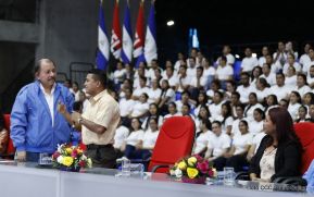Inauguración del Polideportivo Alexis Argüello
