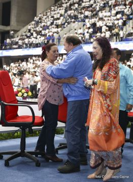 Inauguración del Polideportivo Alexis Argüello