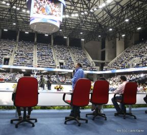 Inauguración del Polideportivo Alexis Argüello