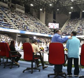Inauguración del Polideportivo Alexis Argüello
