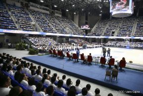 Inauguración del Polideportivo Alexis Argüello