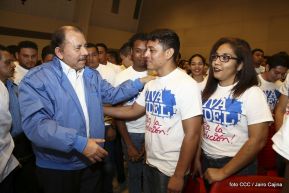 Daniel y Rosario rinden homenaje al Comandante Fidel Castro Ruz